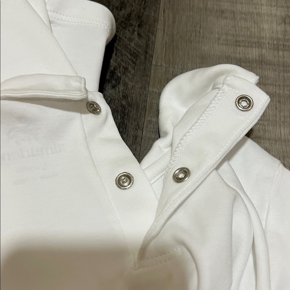 almudena navy rocking horses smocked romper size 18M made in Peru Pima Cotton - Picture 8 of 11